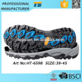 Reliable Quality Durable Shoe Sole Supplier Men Rubber Trekking Grounded Rubber Boot Shoe Repair Soles